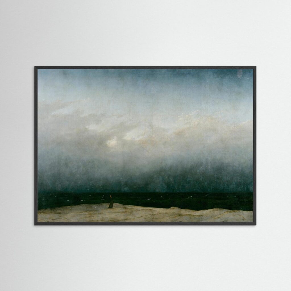Caspar David Friedrich, Monk by the Sea, 1808-1810