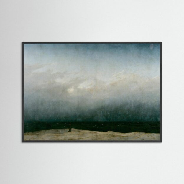 Caspar David Friedrich, Monk by the Sea, 1808-1810