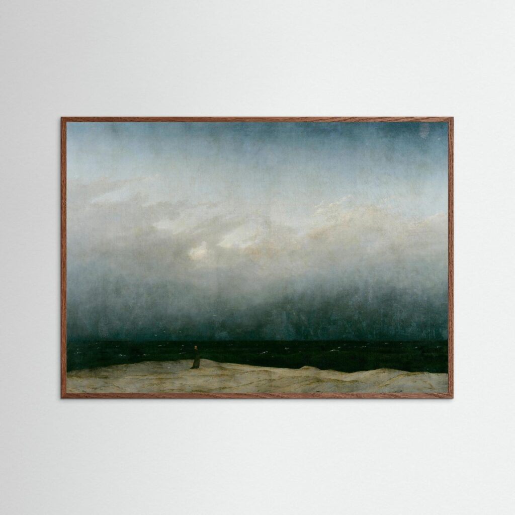 Caspar David Friedrich, Monk by the Sea, 1808-1810