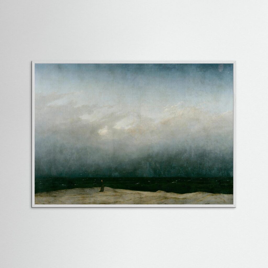 Caspar David Friedrich, Monk by the Sea, 1808-1810